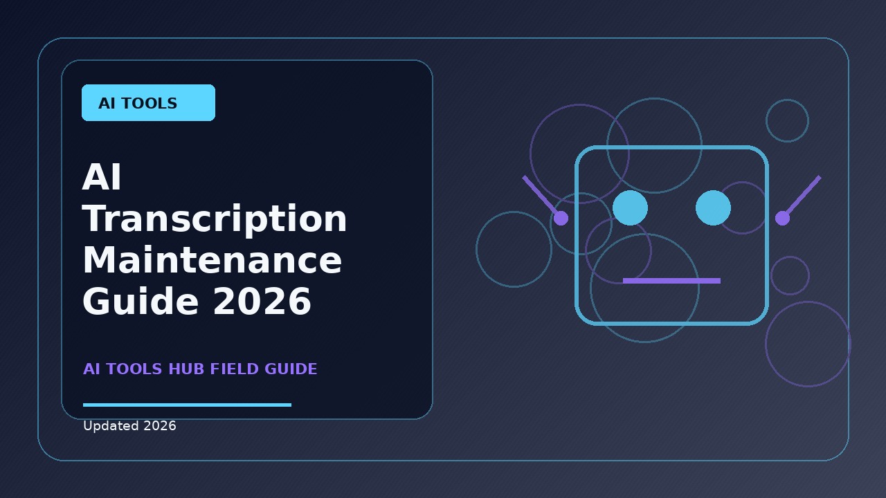 AI Transcription Maintenance Guide: A Practical 2026 Buying Guide