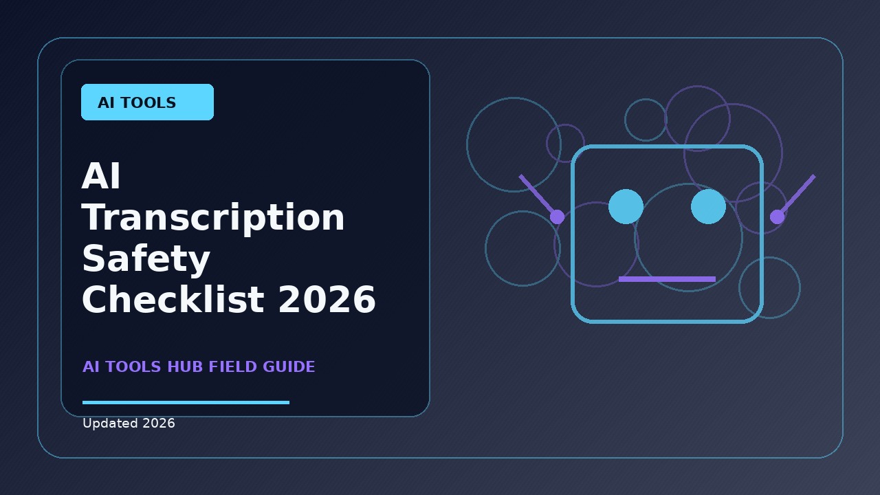 AI Transcription Safety Checklist: A Practical 2026 Buying Guide