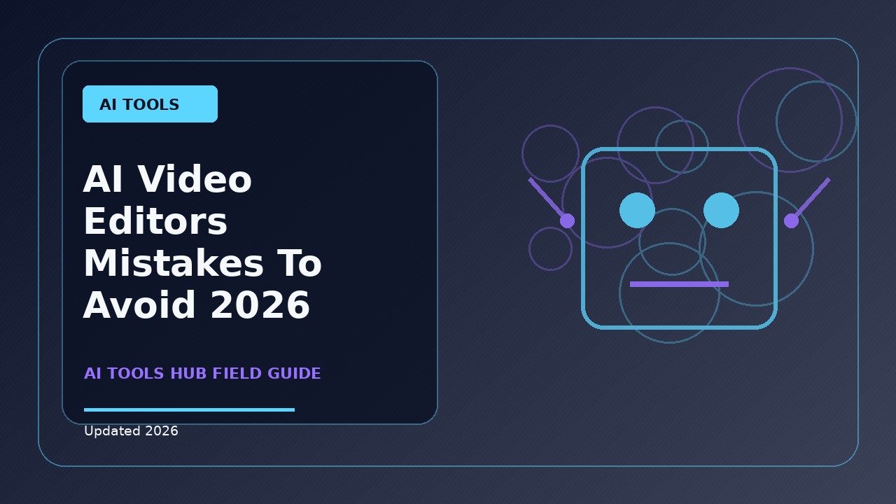 AI Video Editors Mistakes To Avoid: A Practical 2026 Buying Guide