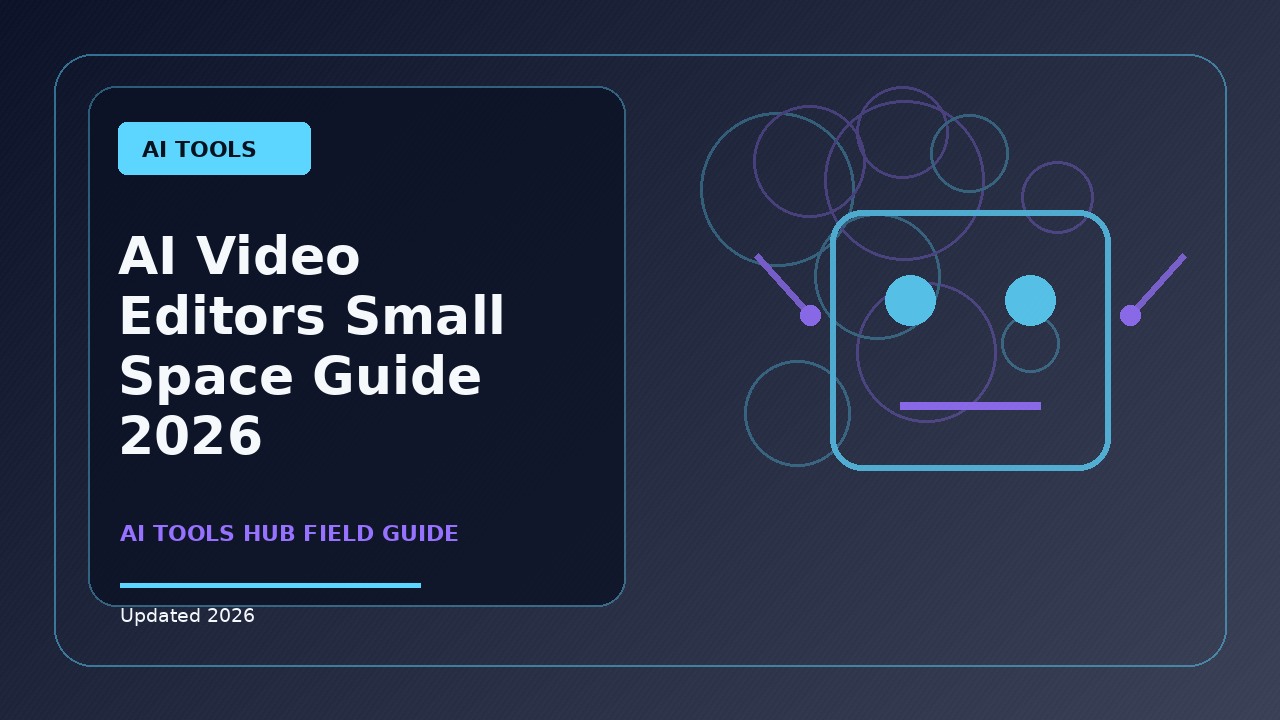 AI Video Editors Small Space Guide: A Practical 2026 Buying Guide