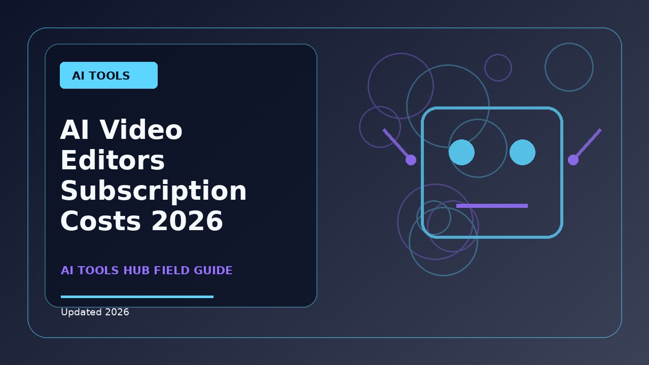 AI Video Editors Subscription Costs: Practical 2026 Guide